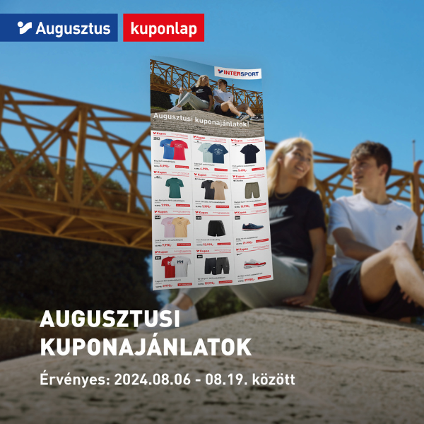 Intersport: Augusztusi kuponos akciók