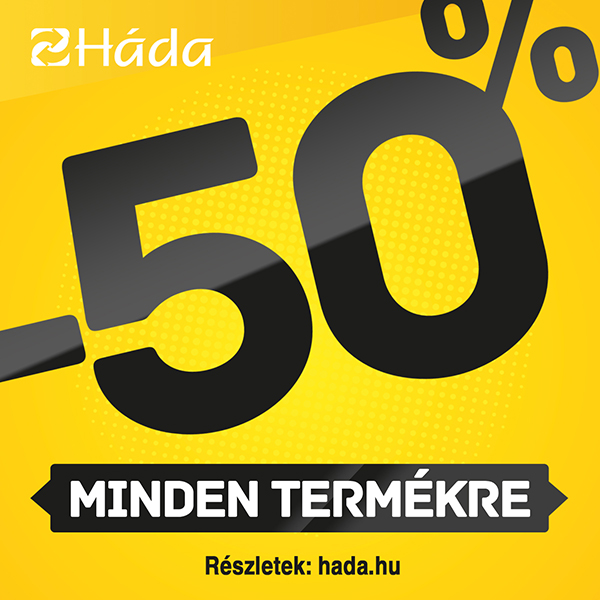Háda: 50% kedvezmény