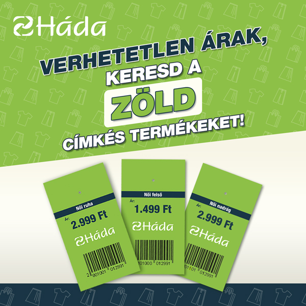 Háda: Keresd a zöld címkés termékeket